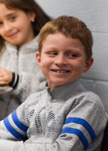 Students smiling